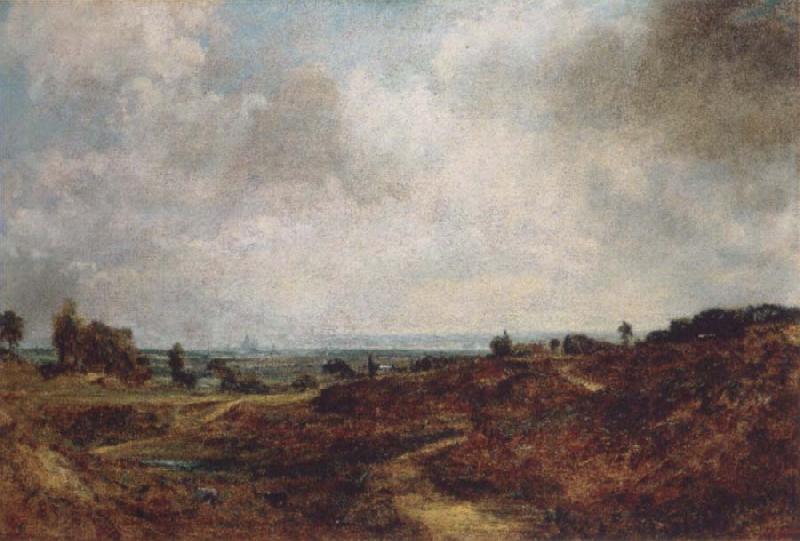 John Constable Hampstead Heath with London in the distance China oil painting art